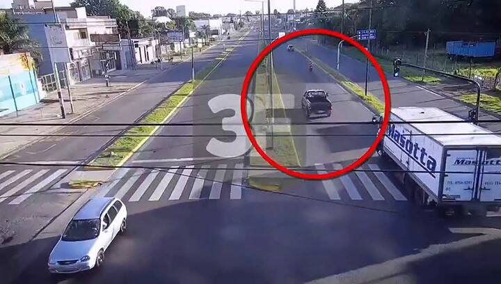 Las cámaras de Tres de Febrero hicieron el seguimiento del automovilista que mató a una joven y huyo