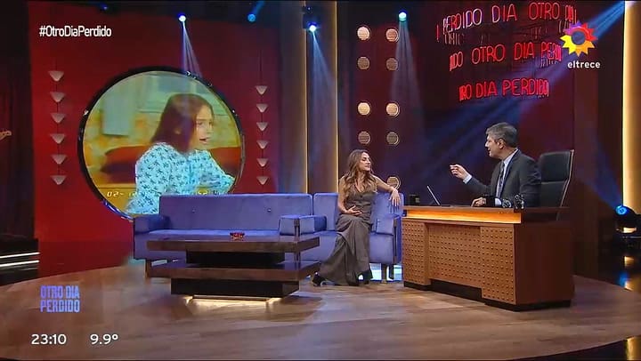 La emoción de Eleonora Wexler al verse de pequeña en televisión