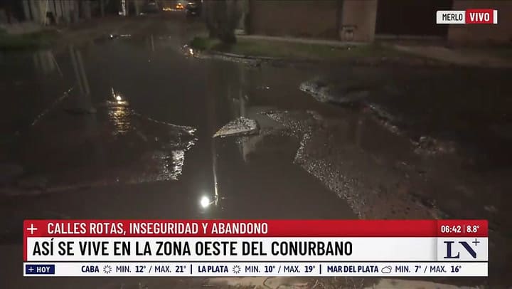 La desidia del Conurbano