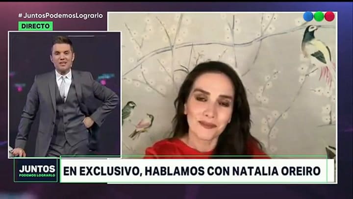 Natalia Oreiro en Juntos Podemos Lograrlo, habla sobre como está afrontando la cuarentena - Fuente: