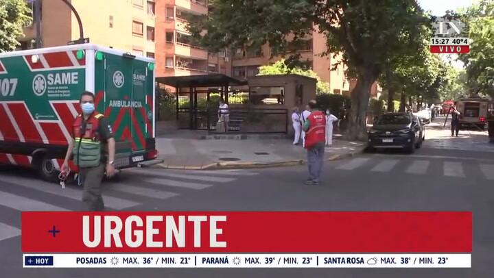 Se incendia el Instituto Cardiovascular de Buenos Aires