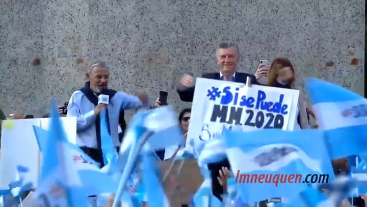 El último discurso de Horacio 'Pechi' Quiroga en Neuquén junto a Macri