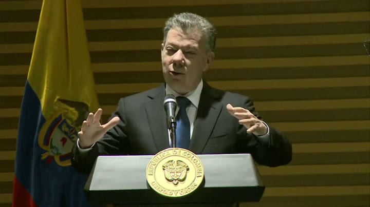 Santos tilda de 'insólita' la acusación de Maduro sobre un supuesto complot - Fuente: AFP