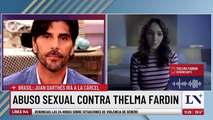 Thelma Fardin en dialogo con LN+