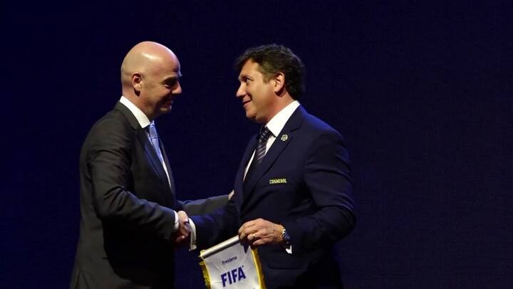 Conmebol reelige a Domínguez como presidente - Fuente: AFP