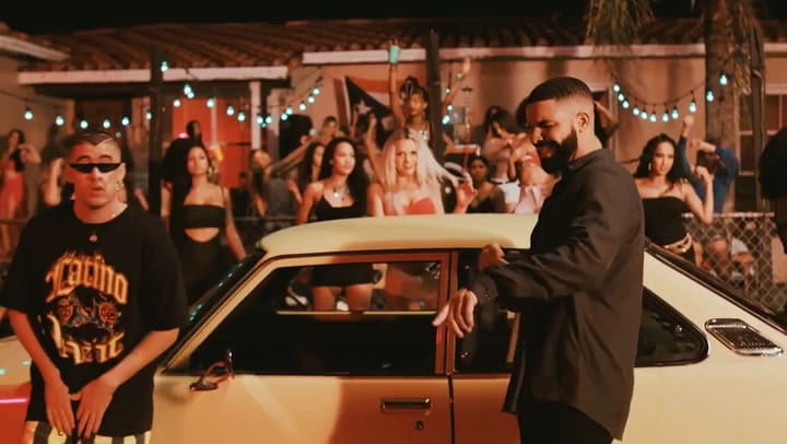 Bad Bunny X Drake - Mia - Fuente: YouTube