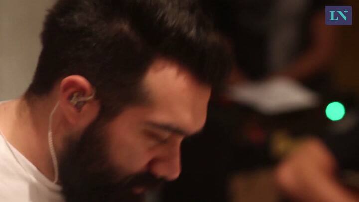 Soledad en la grabación del tributo a Virus