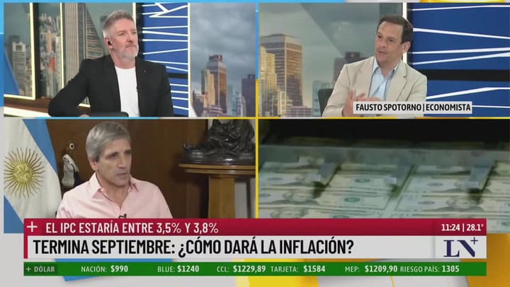 Termina Septiembre ¿Cómo Dará La Inflación ; El Análisis De Fausto Spotorno