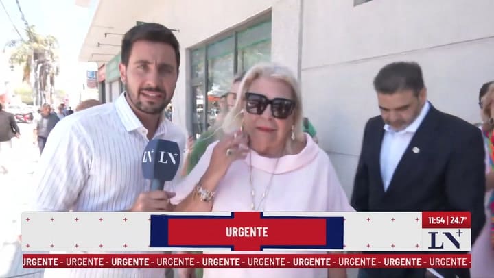 Elisa Carrió acompañó a Matías Yofre en tribunales tras el allanamiento