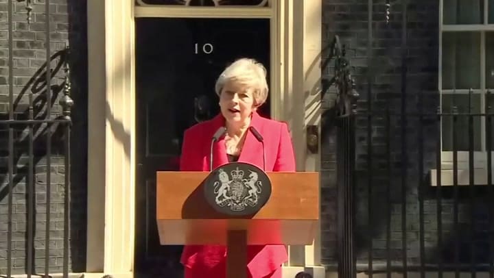 Theresa May anunció su renuncia - Fuente: Twitter