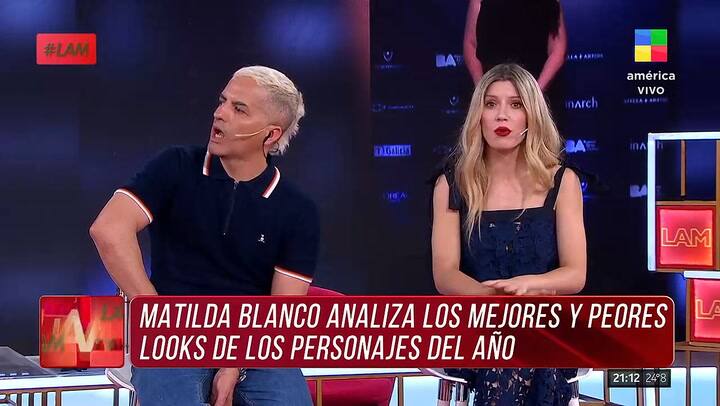Matilda Blanco analizo el look de Narda Lepes y la destrozo