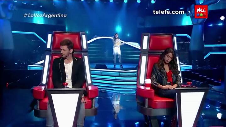 Bahía Larcamon cantó Todo se transforma, de Jorge Drexler - Fuente: Telefe