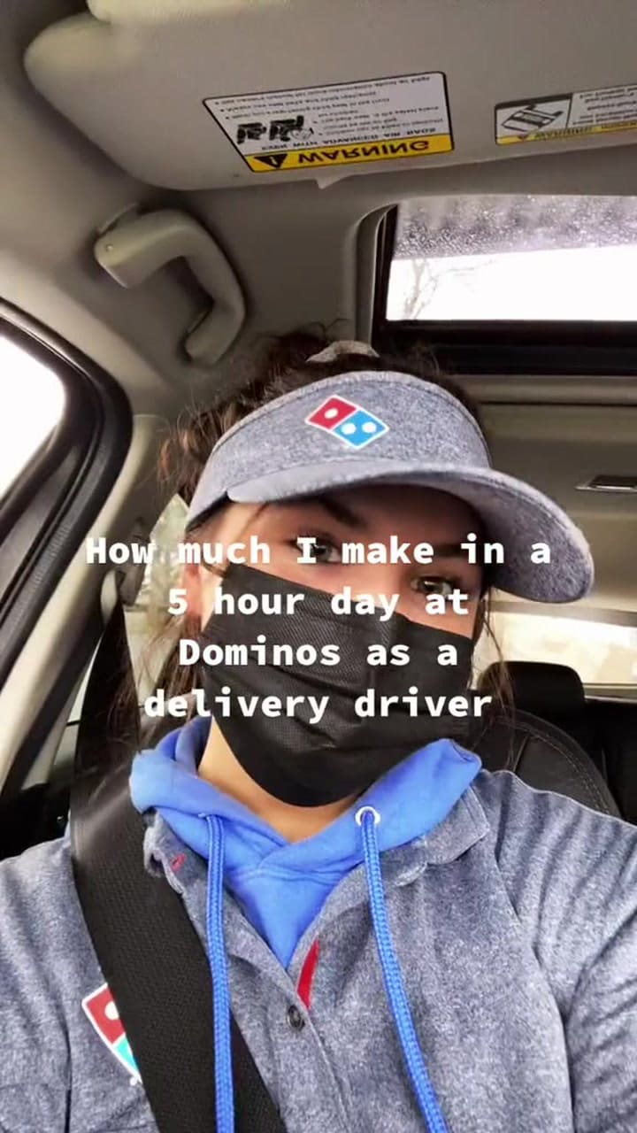 Una mujer que vive en Seattle y entrega comida a domicilio publicó los tickets con el extra que le otorgaron los comensales