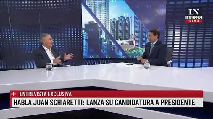 Juan Schiaretti, precandidato a presidente: 'Tenemos que ir a un solo tipo de cambio'