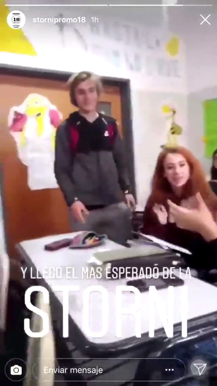 Así recibían a Pepo De la Vega en el colegio - Fuente: Twitter