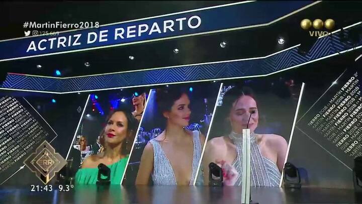 Luz Cipriota gana el Martín Fierro a Mejor Actriz de Reparto - Fuente: Telefe