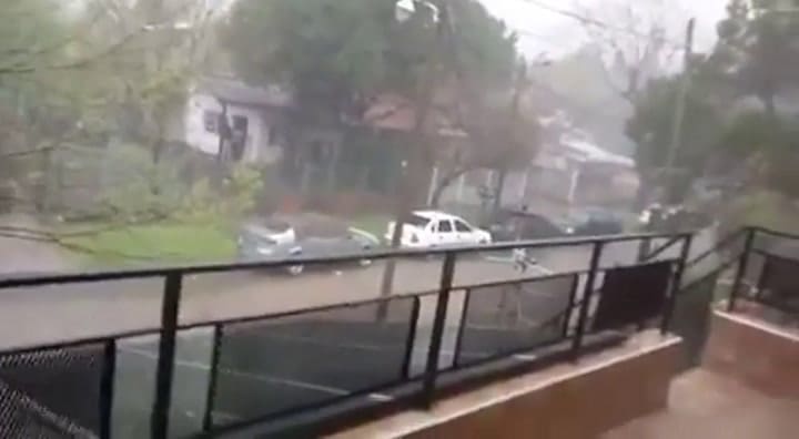 Granizo en Florencio Varela - Fuente: Facebook