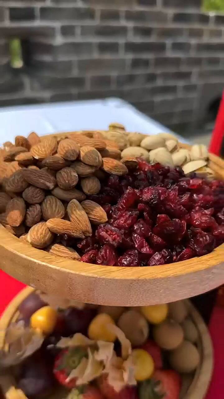 La pareja en la Muralla China