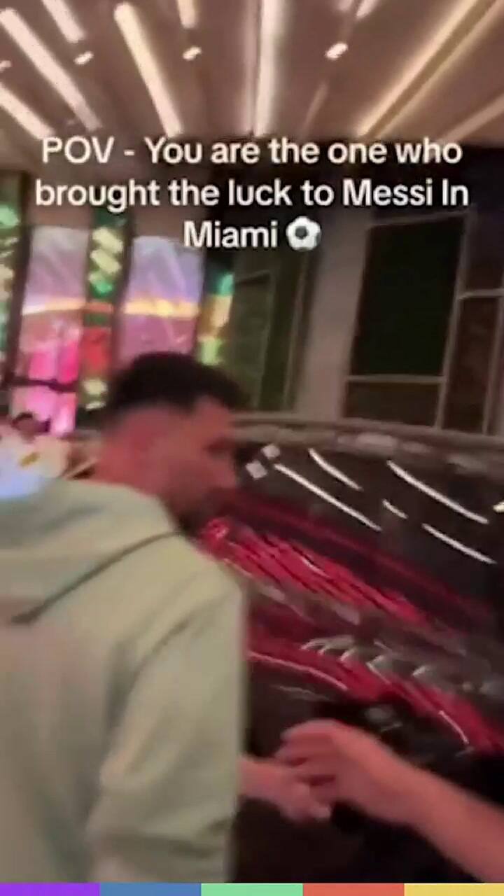 Lionel Messi vivió un incómodo momento en un shopping de Miami