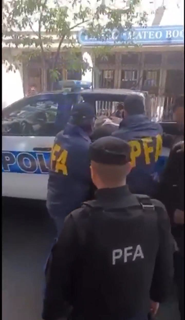 La detención del sospechoso del tiroteo a los tribunales federales de Rosario