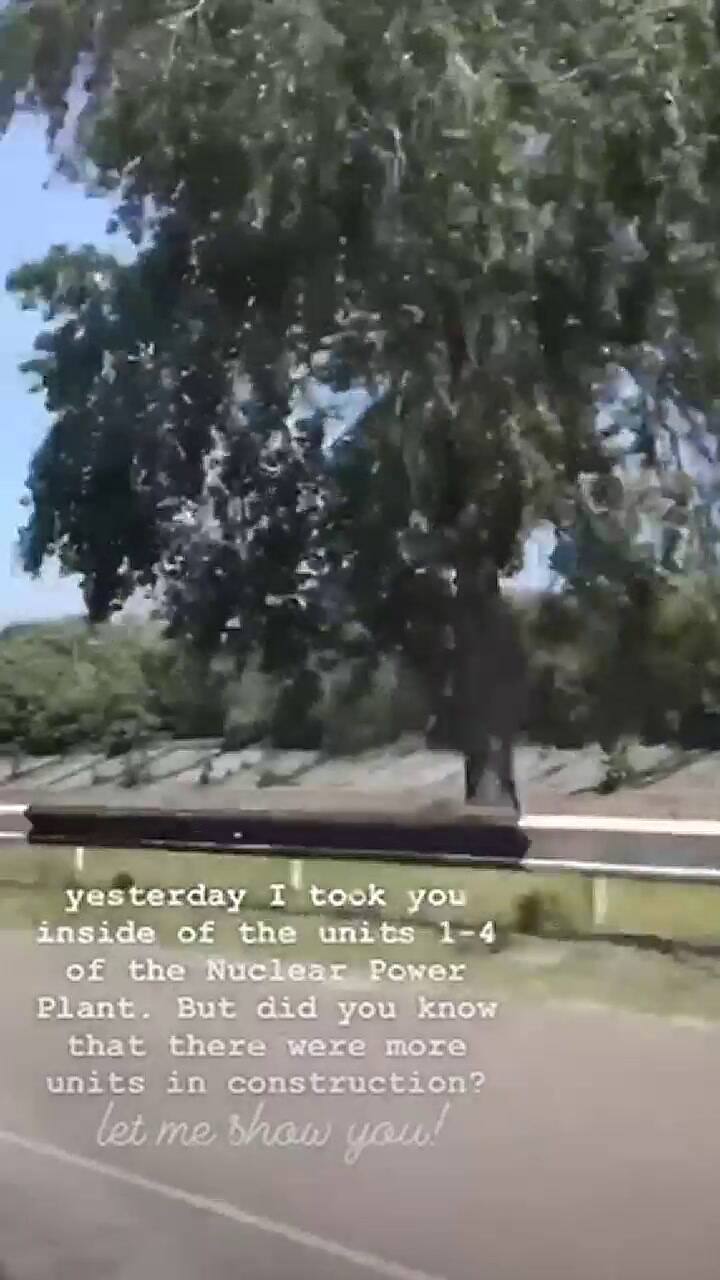 La joven también visitó la ciudad de Pripyat - Fuente: Instagram