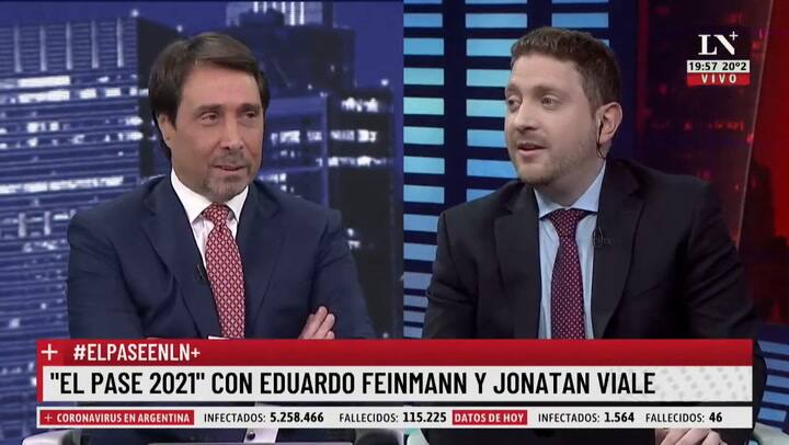 El sticker viral de Eduardo Feinmann: “Parecen nenes”