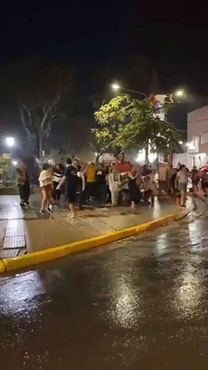 Festejo llegada de la lluvia