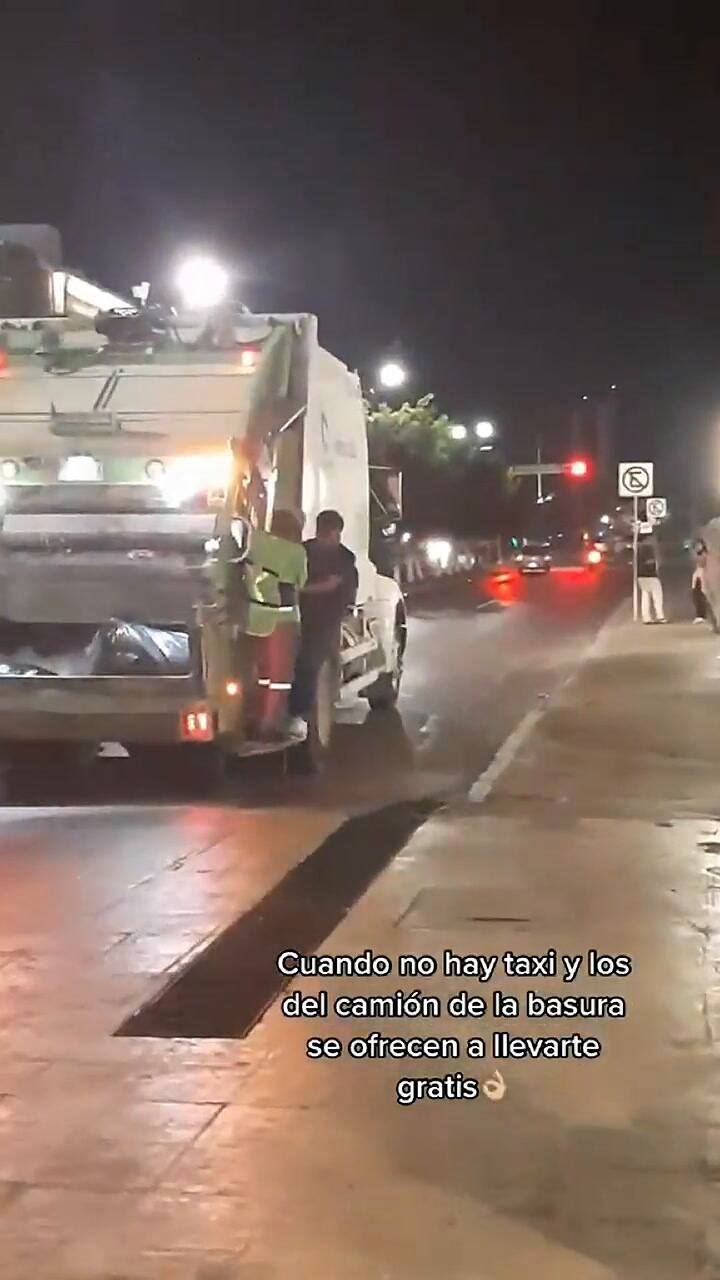 Viajó de una manera insólita