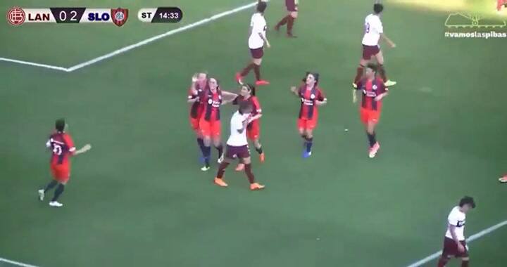 El segundo gol de Maca Sánchez que selló el 3-0 final - Fuente: #vamoslaspibas