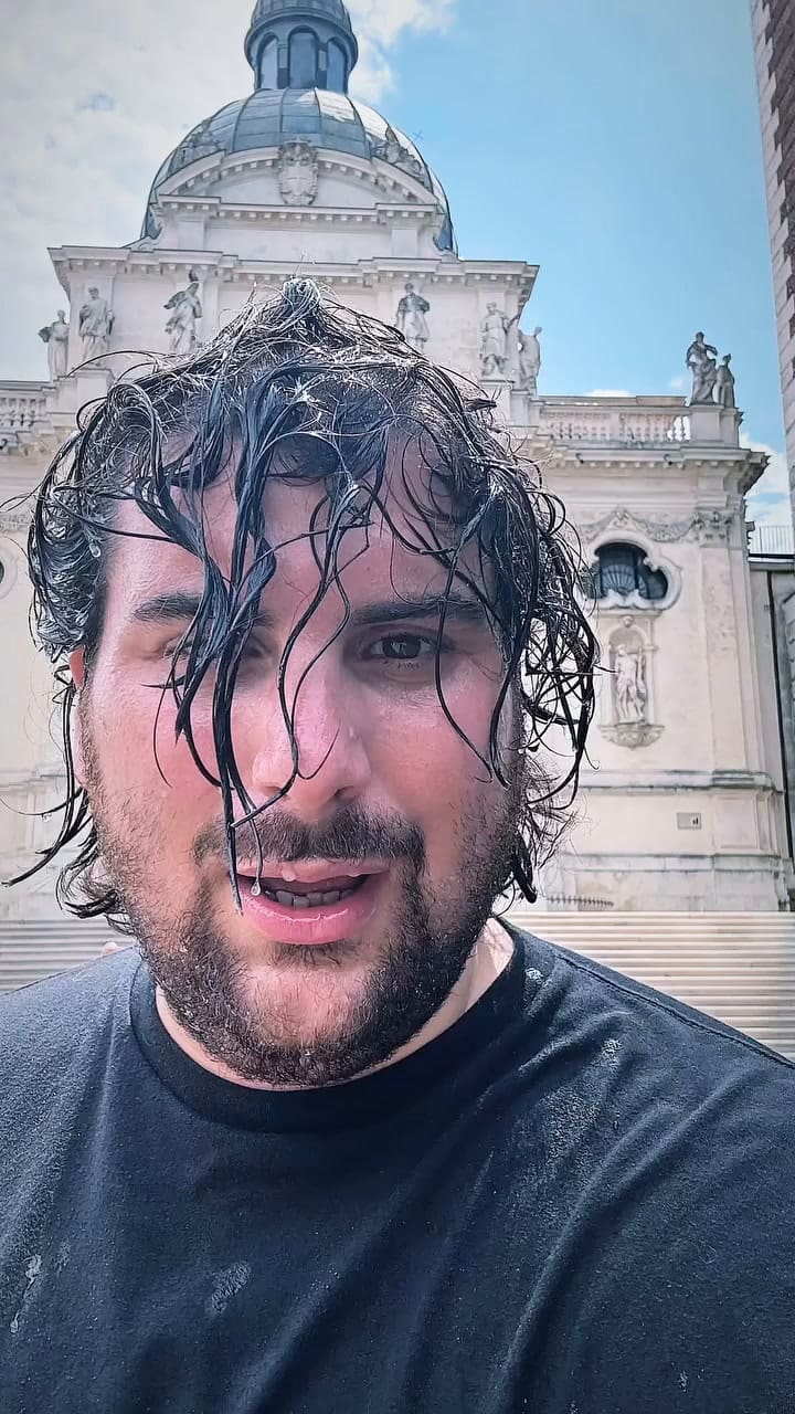 Matteo Grandi mostró un antes y un después de su cambio físico