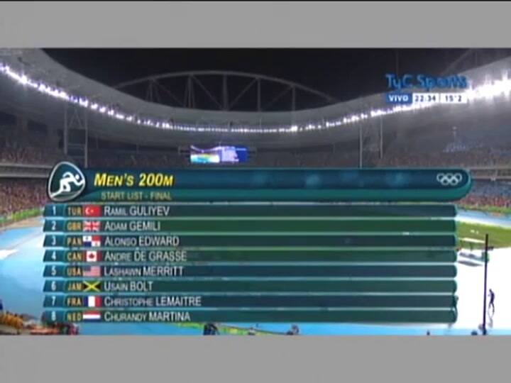 La medalla de oro que Usain Bolt ganó en los 200 metros