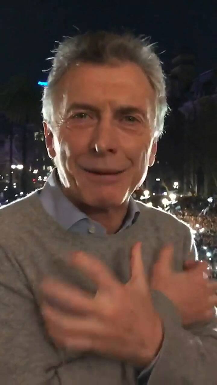 24A: las palabras de Mauricio Macri en el balcón de la Casa Rosada