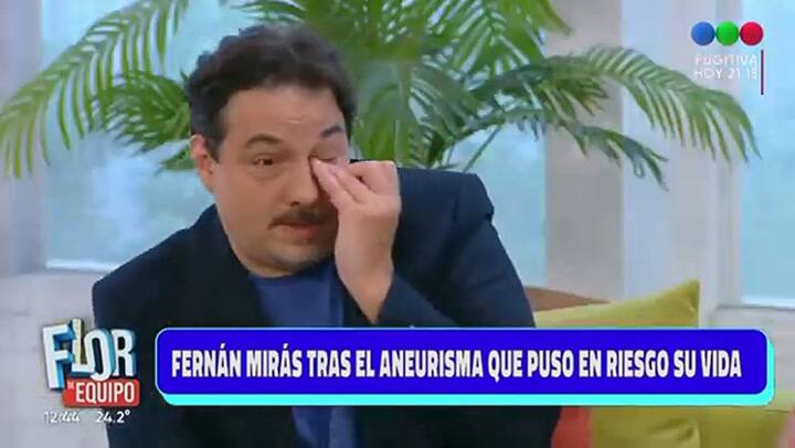 Flor Peña se conmovió al escuchar el desgarrador relato de Fernán Mirás