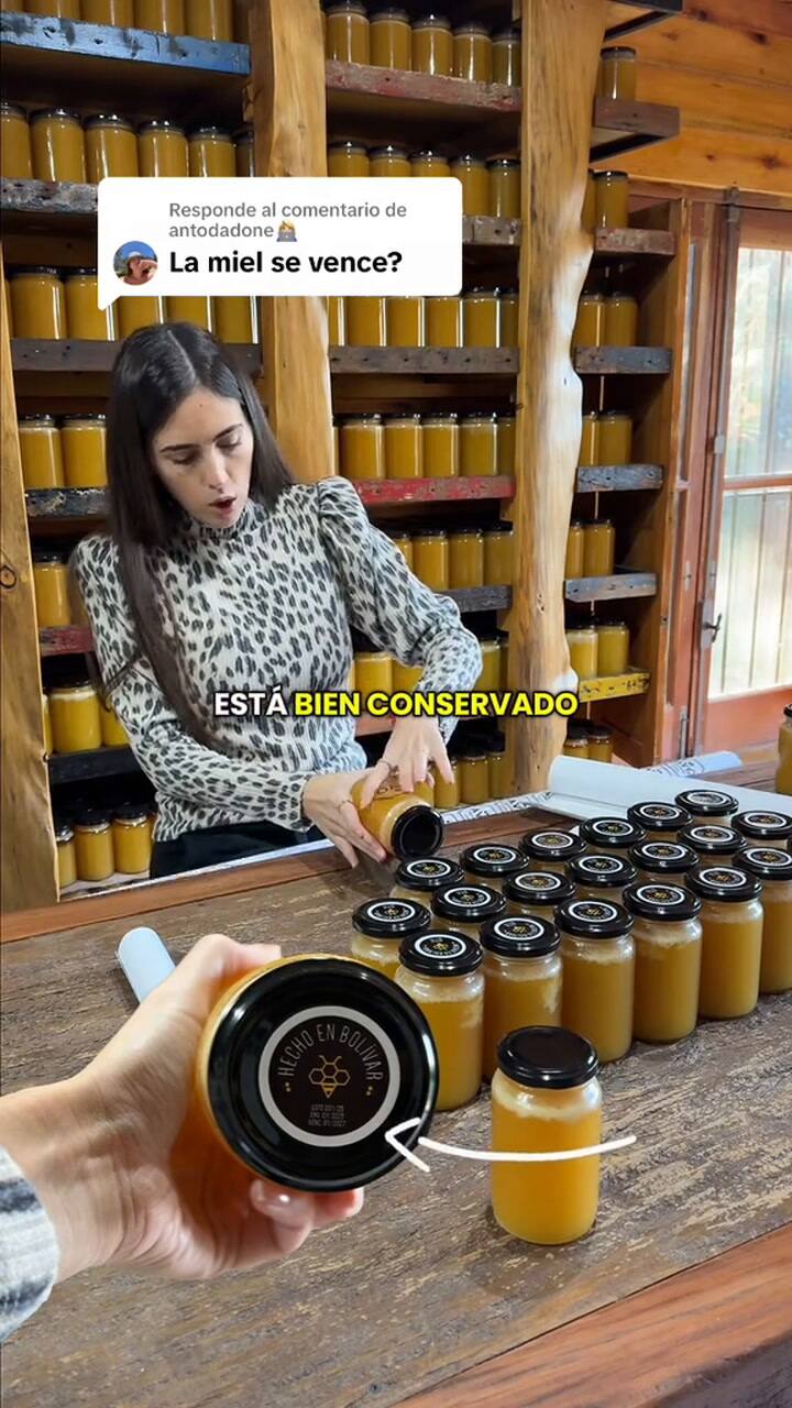 Experta explica por qué la miel puede conservarse en perfecto estado
