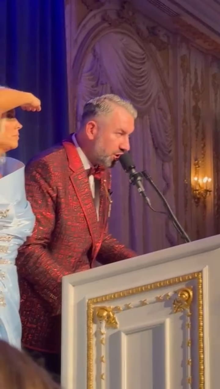 La llegada de Trump a la gala American Patriots