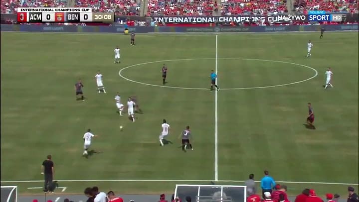 El truco de Benfica para aprovechar la nueva regla del saque de arco - Fuente: Twitter