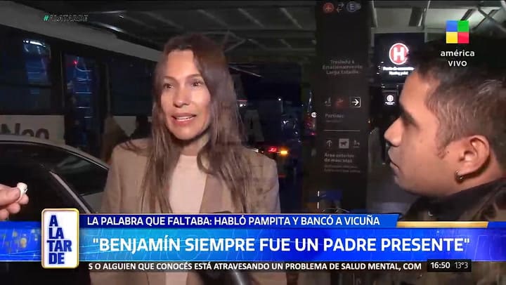 Pampita se metió en la disputa entre Benjamín Vicuña y la China Suarez