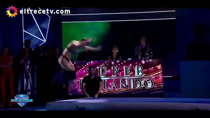 Así bailaron el duelo Martín Baclini y Cinthia Fernández - Fuente: eltrece