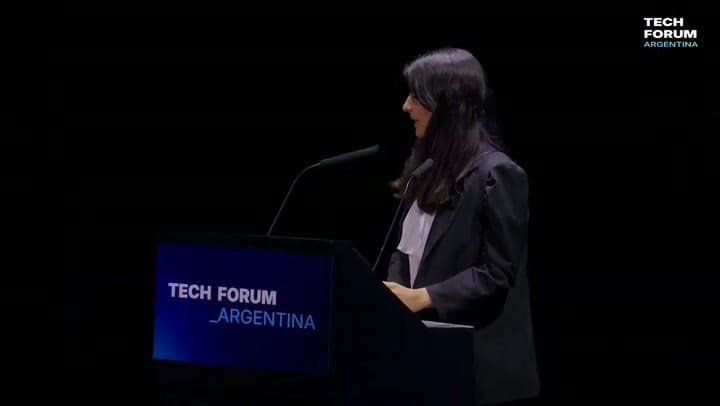 El discurso de Bartosz Lipinski, fundador de Cube, en el Tech Forum de Buenos Aires, en octubre