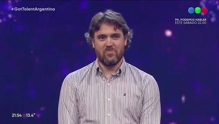 El periodista que cantó ópera pasó a la siguiente instancia de Got Talent