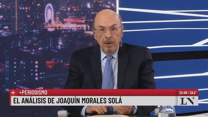 "Nadie recuerda a un presidente que haya negado un saludo": el análisis de Joaquín Morales Solá