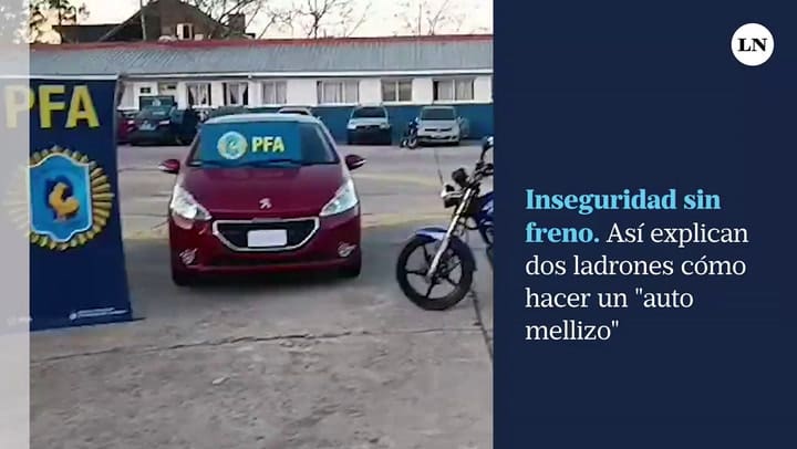 Así explican dos ladrones cómo hacer un 'auto mellizo'