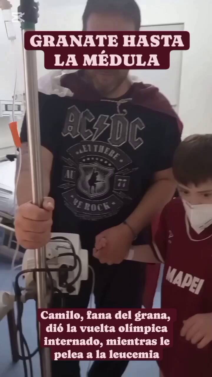 El video de Camilo y su vuelta olímpica que llegó hasta al plantel de Lanús