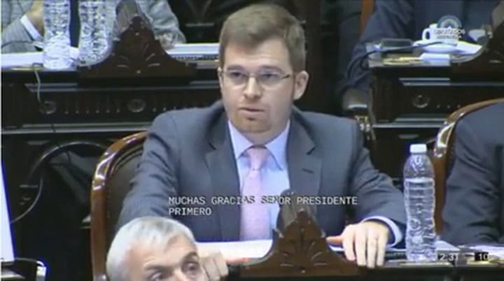 Debate por el aborto: Nicolás Massot manifestó su postura en contra - Fuente: HCDN
