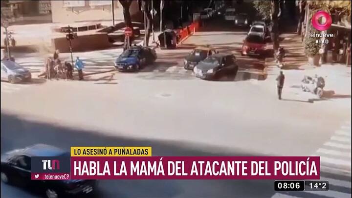 Habló la madre del atacante del policía - Fuente: elnueve