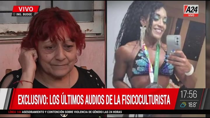 Los estremecedores audios que envió la fisicoculturista antes de morir en Brasil