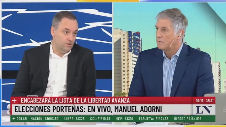 "Voy a estar donde el presidente me necesite": Adorni tras anunciar su candidatura