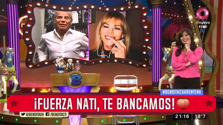 Bendita: Edith Hermida mandó al frente a Ivana Nadal con un chat privado - Fuente: elnueve
