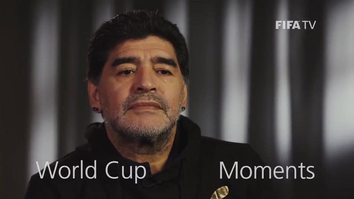 Los 5 momentos de Diego Maradona en los mundiales