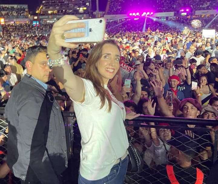 Victoria Villarruel en el Jesús María